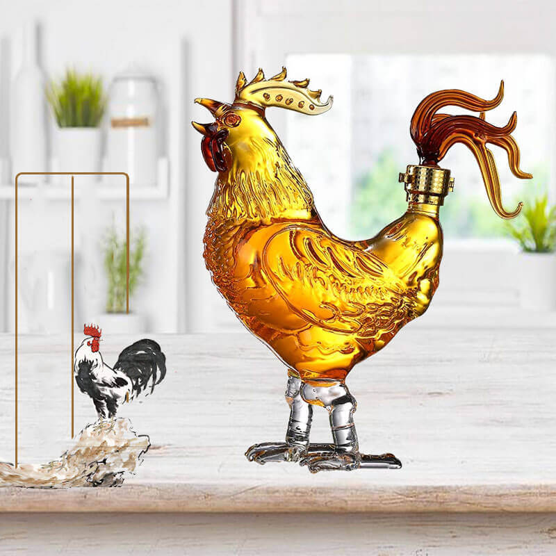 Lucky Rooster Decanter